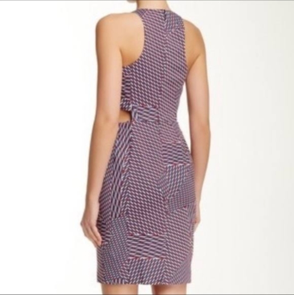 1. State Geometric Side Cutouts Sleeveless Sheath Dress XL - Picture 8 of 15